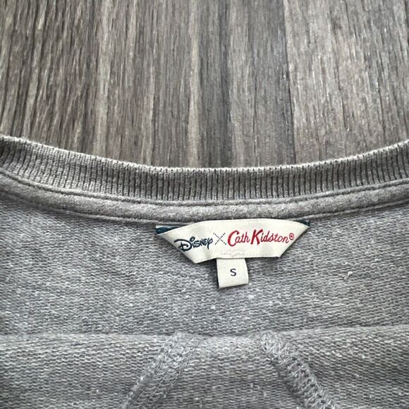 Cath Kidston X Disney 101 Dalmatians Crewneck Jumper Sweatshirt Gray Size Small - Picture 2 of 5